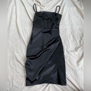 Silky Black Dress